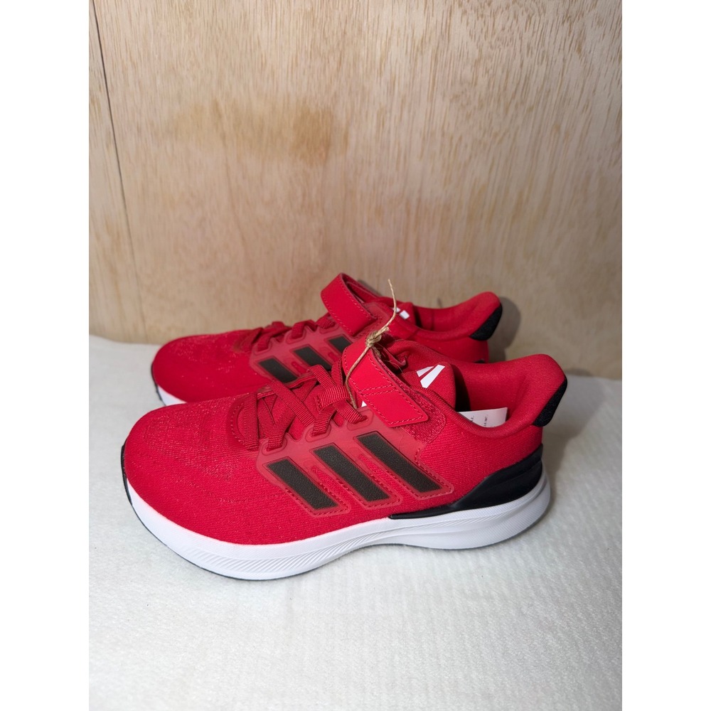 Adidas Ultrarun 5 EL C Kids Running Shoes Red Black IG5412 Size 1 US F32 UK 13.5
